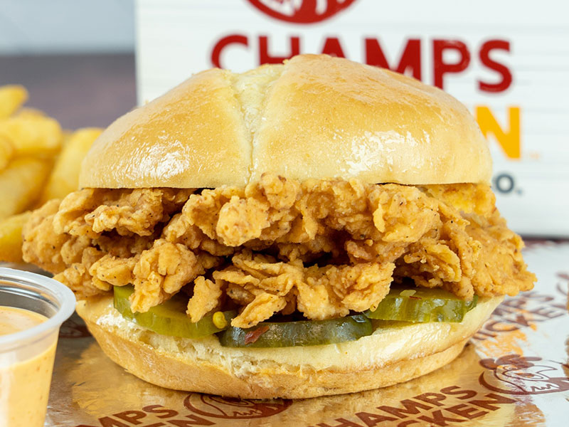 Champs chicken sandwich