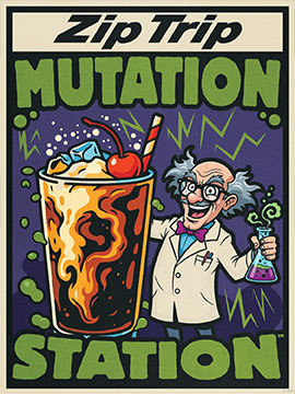 Zip Trip Mutation Station logo