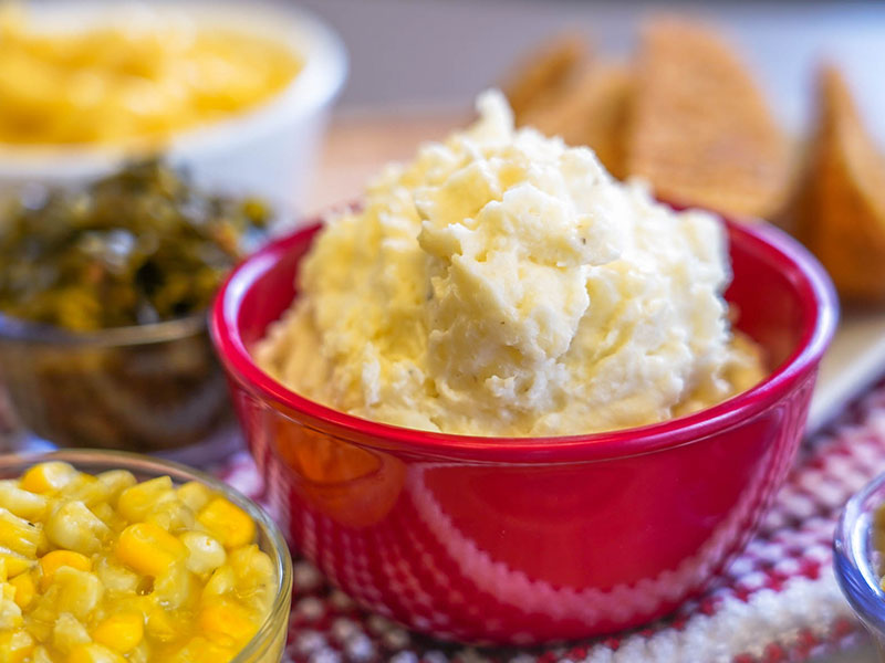 Champs Chicken - mashed potatoes