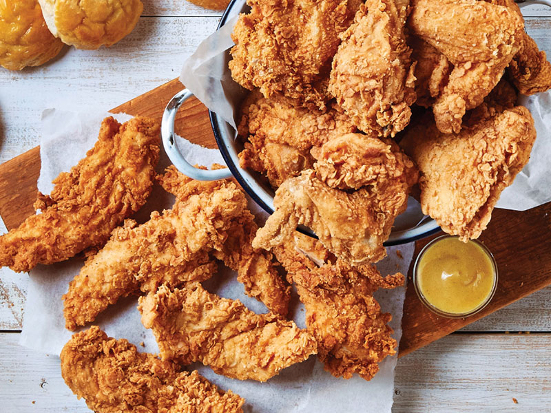 Krispy Krunchy Chicken - bone-in chicken