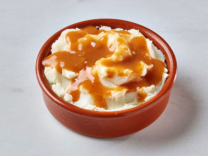 Krispy Krunchy Chicken: mashed potatoes
